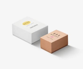 two packing boxes